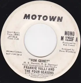 Frankie Valli - How Come?