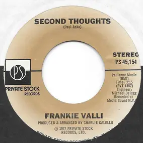 Frankie Valli - So She Says / Second Thoughts