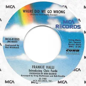 Frankie Valli - Where Did We Go Wrong