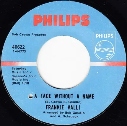 Frankie Valli - The Girl I'll Never Know (Angels Never Fly This Low)