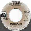 7inch Vinyl Single - Frankie Valli - We're All Alone