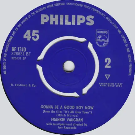Frankie Vaughan - Alley Alley Oh