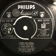 7inch Vinyl Single - Frankie Vaughan - Happy Go Lucky - EP