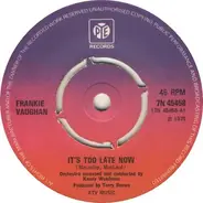 Frankie Vaughan - It's Too Late Now