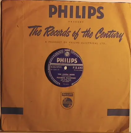 Frankie Vaughan - The Green Door / Pity The Poor, Poor Man