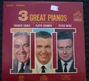 LP - Frankie Carle , Floyd Cramer , Peter Nero - 3 Great Pianos