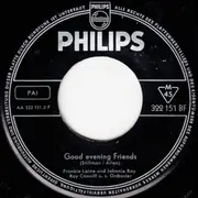 7inch Vinyl Single - Frankie Laine Und Johnnie Ray - Ray Conniff's Orchestra - Up Above My Head (I Hear Music In The Air) / Good Evening Friends
