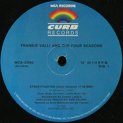 Frankie Valli And The Four Seasons - Streetfighter