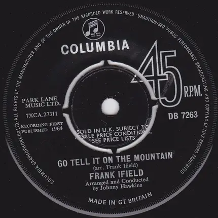 Frank Ifield - Angry At The Big Oak Tree