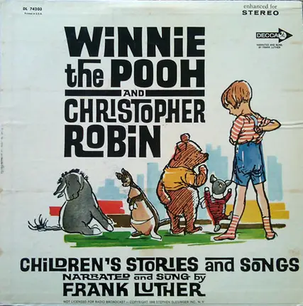 Frank Luther - Winnie The Pooh And Christopher Robin