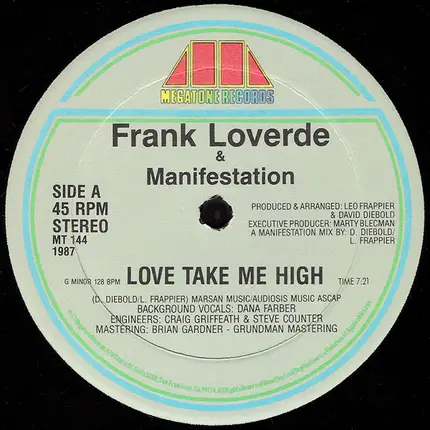 Frank Loverde & Manifestation - Love Take Me High
