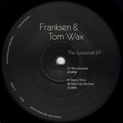 Franksen & Tom Wax - The Swooosh EP