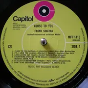 LP - Frank Sinatra - Close To You