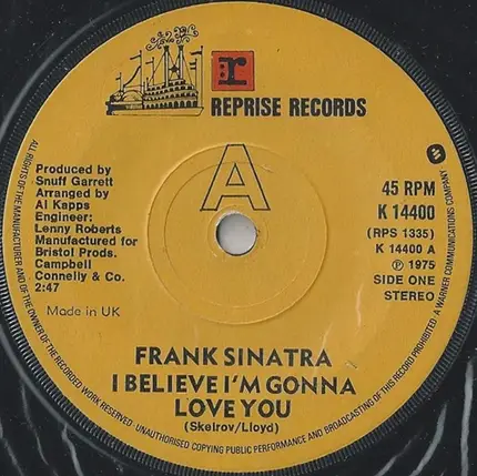 Frank Sinatra - I Believe I'm Gonna Love You