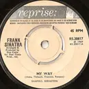 7inch Vinyl Single - Frank Sinatra - My Way - Knockout centre