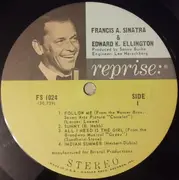 LP - Frank Sinatra With Duke Ellington - Francis A. & Edward K.