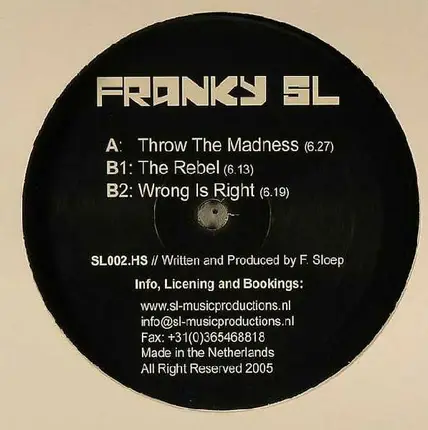Franky SL - Throw The Madness
