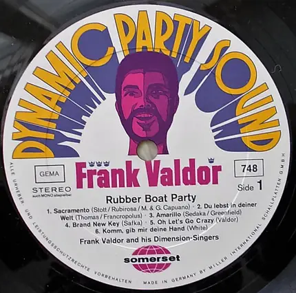Frank Valdor And His Dimension-Singers - Rubber Boat Party