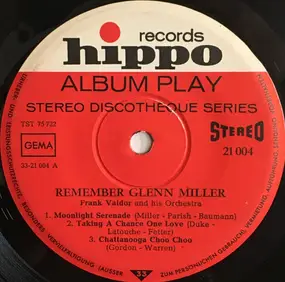 Frank Valdor - Remember Glenn Miller