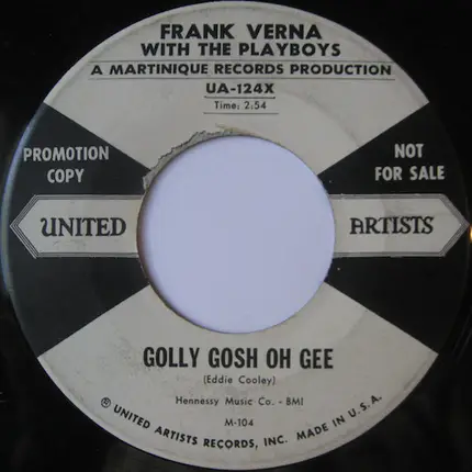 Frank Verna With The Playboys - Sugar Lump