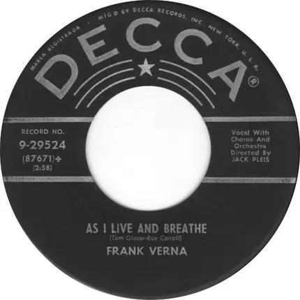 Frank Verna - If We All Said A Prayer