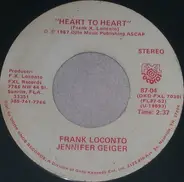 Frank X. Loconto , Jennifer Geiger - Heart To Heart / Crying Over You