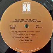 LP - Frank Yankovic - Favorite Polkas & Waltzes