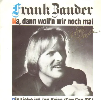 Frank Zander - Na, Dann Woll'n Wir Noch Mal