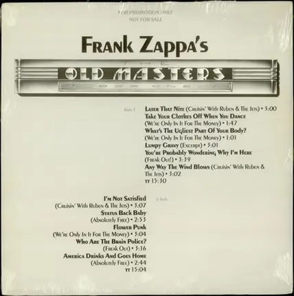 Frank Zappa - Old Masters Box 1 [ABCDE + New]