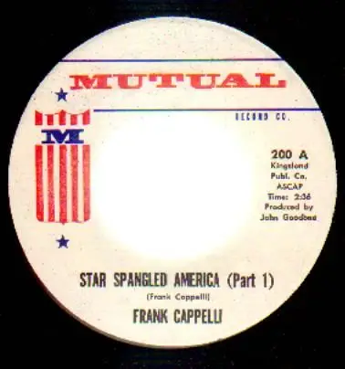 Frank Cappelli - Star Spangled America (Part I) / Star Spangled America (Part II)