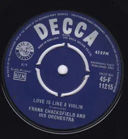 Frank Chacksfield & His Orchestra - Love Is Like A Violin