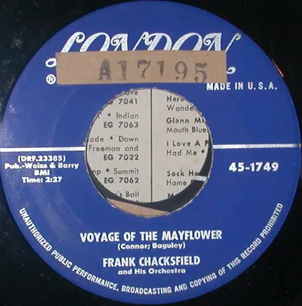 Frank Chacksfield & His Orchestra - Catalan Sunshine