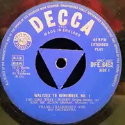 7inch Vinyl Single - Frank Chacksfield & His Orchestra - Waltzes To Remember No. 1 - 3 Pronged Centre