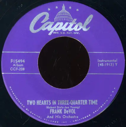 Frank De Vol And His Orchestra - Waltzing On Air