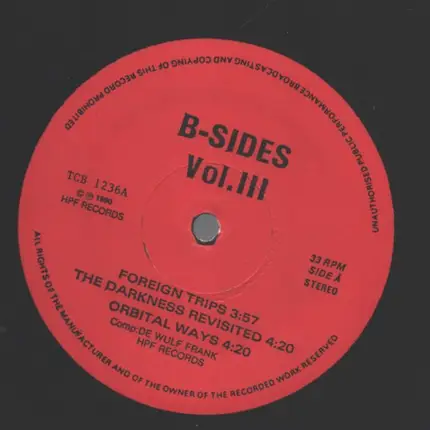Frank De Wulf - The B-Sides Vol. II & III