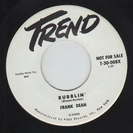 Frank Dean - Bubblin'