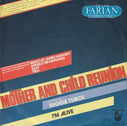 Frank Farian Corporation - Mother And Child Reunion