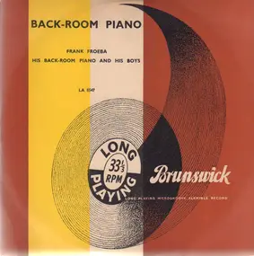 Frank Froeba - Back-Room Piano