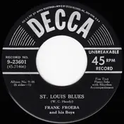 Frank Froeba And His Boys - Back Room Piano: St.Louis Blues / Sugar Blues