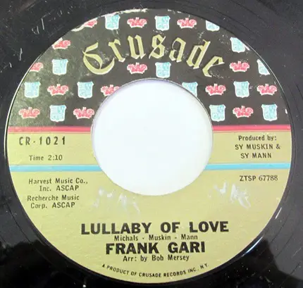 Frank Gari - Lullaby Of Love