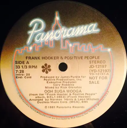 Frank Hooker & Positive People - Ooh Suga Wooga