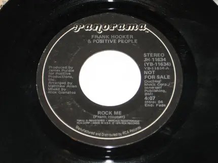 Frank Hooker & Positive People - Rock Me