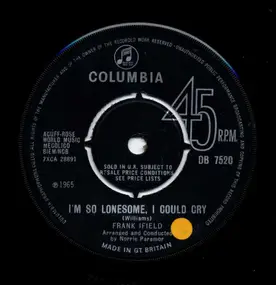 Frank Ifield - I'm So Lonesome, I Could Cry