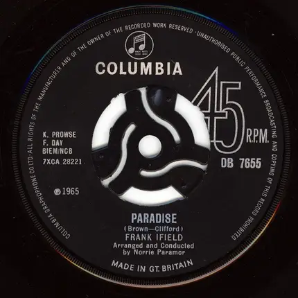 Frank Ifield - Paradise