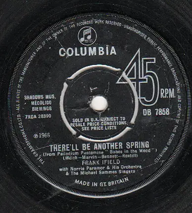 Frank Ifield - There'll Be Another Spring