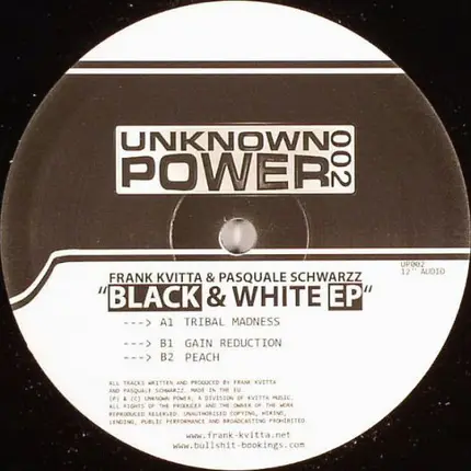 Frank Kvitta & Pasquale Schwarzz - Black & White EP