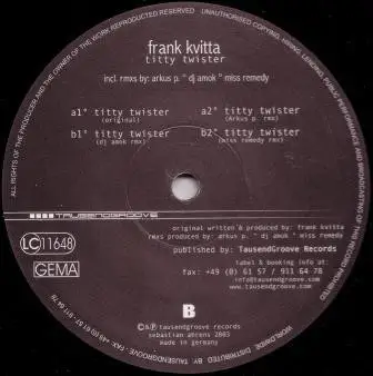 Frank Kvitta - Titty Twister