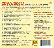 CD - Frank Loesser - Guys & Dolls - Original 1950 Broadway Cast / Where's Charley? - Mono