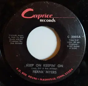 Frank Myers - Keep On Keepin' On