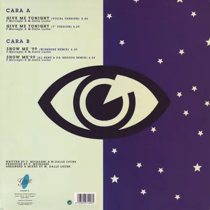 Frank 'O Moiraghi - Give Me Tonight